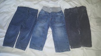 Lot 3 pantalons 12 mois