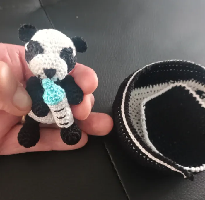 Nurcerie amigurimi panda neuf - photo numéro 10