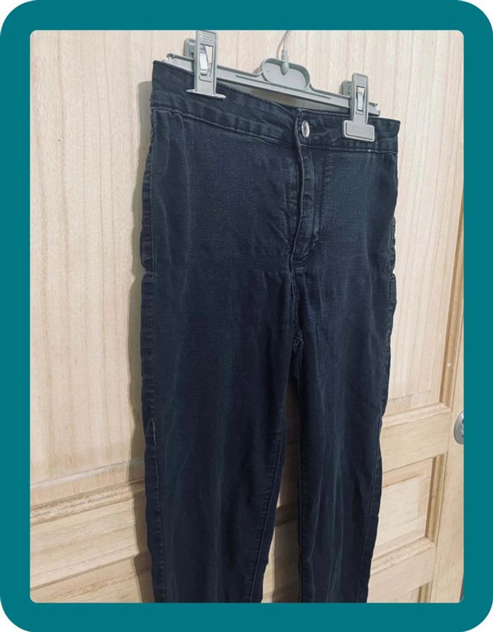 Pantalon jeans simple uni et léger - xs / 34