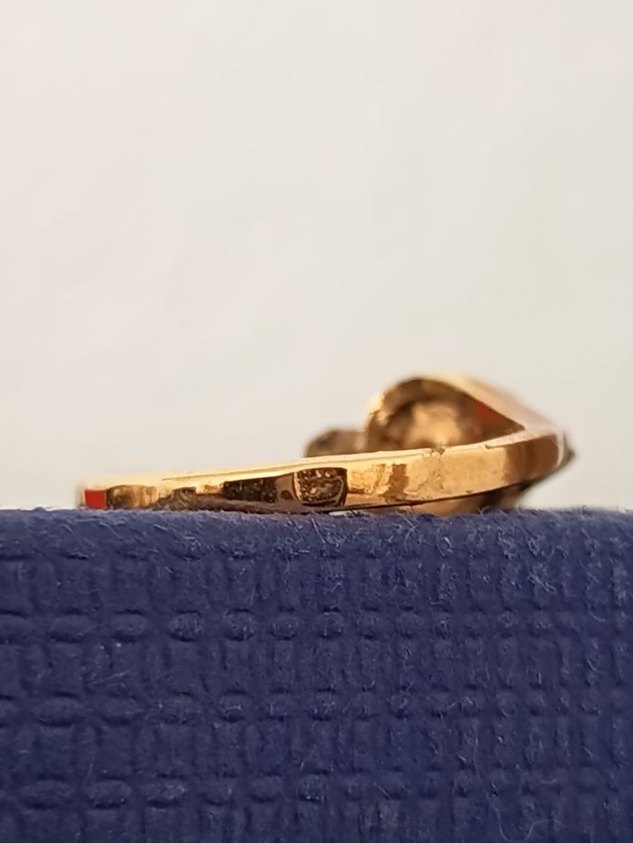 Bague plaqué or. - photo numéro 6