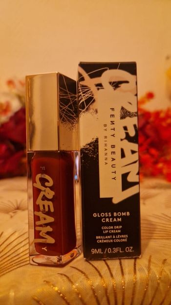 Fenty Beauty gloss bomb cream brillant à lèvres crémeux coloré fruits snackz 05 9ml neuf jamais utilisé jamais ouvert