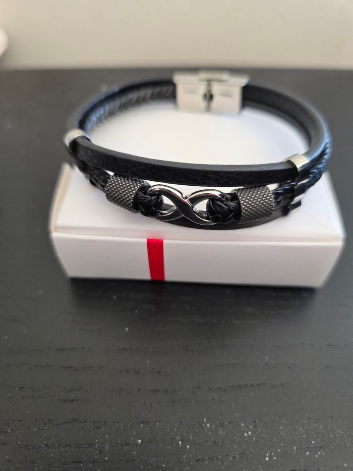 Bracelet infinity homme