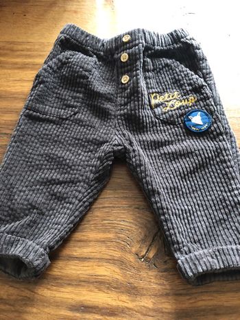 Pantalon velours 3 mois