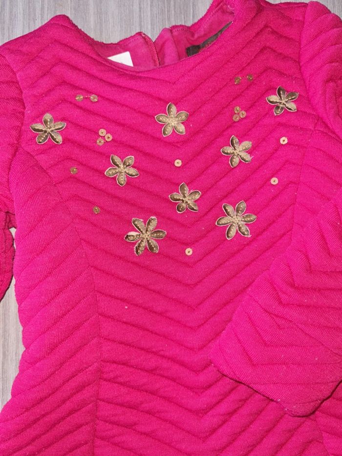 Robe 👗 catimini fushia - photo numéro 3