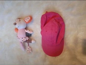 Casquette rose 3/5 ans