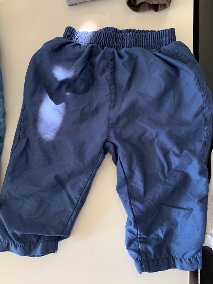 Lot de 7 pantalons joggings 6 mois jean carreaux - photo numéro 4