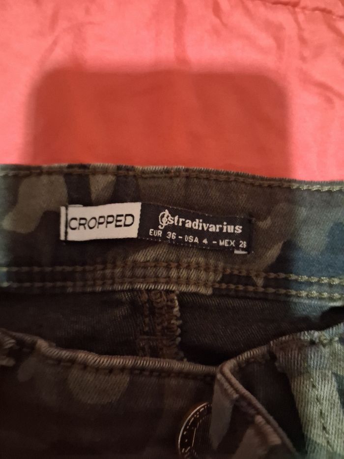 Jean camouflage taille 36 stradivarius - photo numéro 2