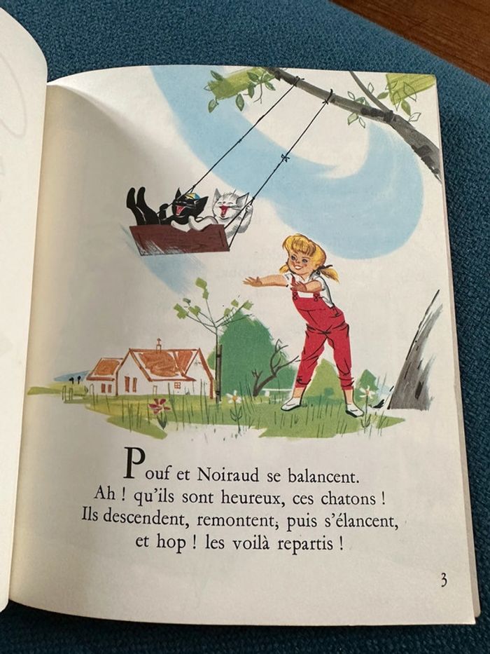 1972 Livre ancien cartonné Pierre Probst Caroline et son cousin voyage vintage carton - photo numéro 5