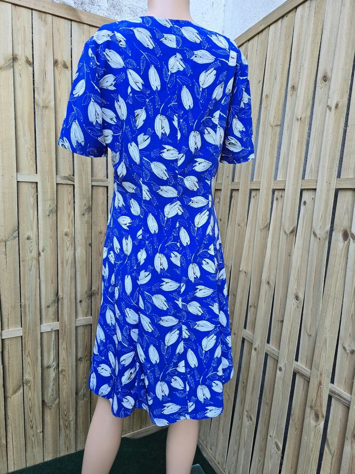 Robe imprimée 🍒Caroline rohmer vintage 90🍒taille 38/40 - photo numéro 3