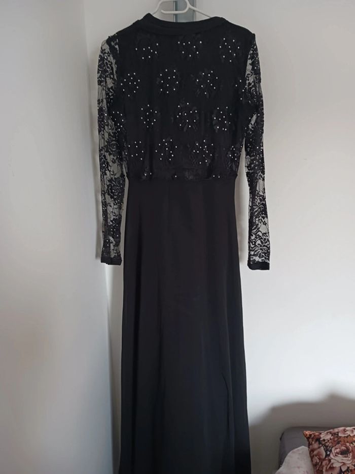 Caftan noir & rose T40 - photo numéro 10