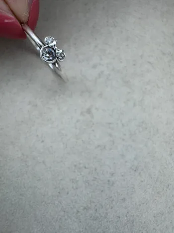 Bague Pandora Disney Authentique Minnie avec Strass blanc Taille 54