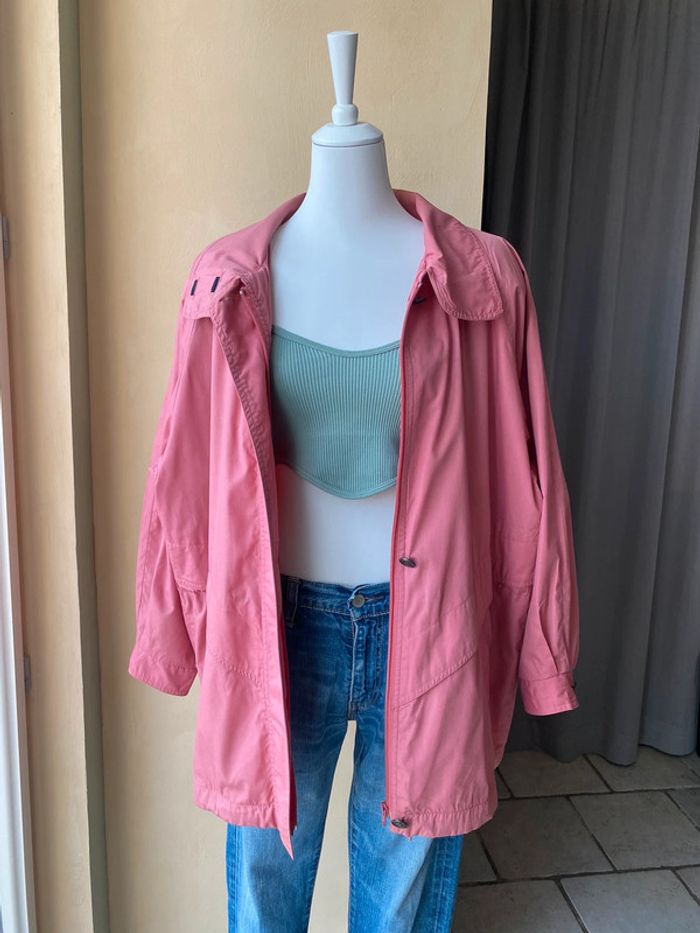 Parka rose vintage Campus 40 - photo numéro 3