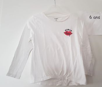 T-shirt ml bisous kiabi 6 ans