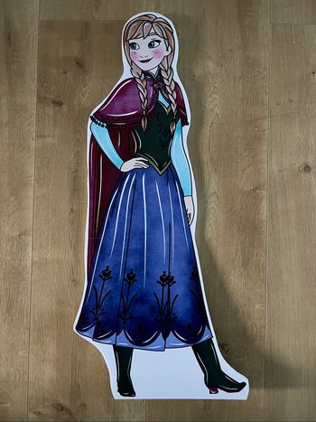 Pancarte Anna reine des neiges anniversaire princesse