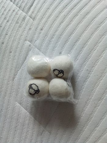 Boules en laine pour séchage linge