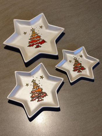 Assiettes décoratives pour Noël