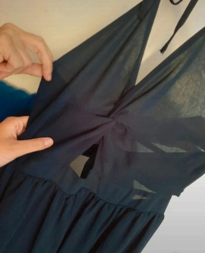Longue robe bleue - photo numéro 3