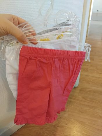 Lot shorts fille 6mois