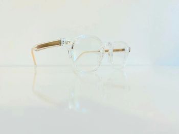 Lunette de repos mixte transparente et dorée uvprotection taille moyenne