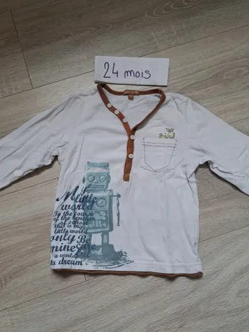 T-shirt manches longues 24 mois