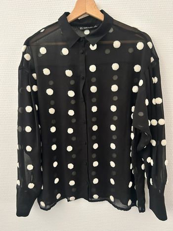 Chemise à pois