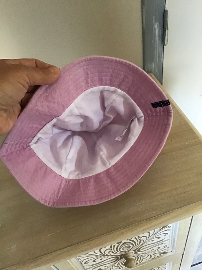 Chapeau bob fille couleur lilas taille 48 marque Herlaine - photo numéro 4