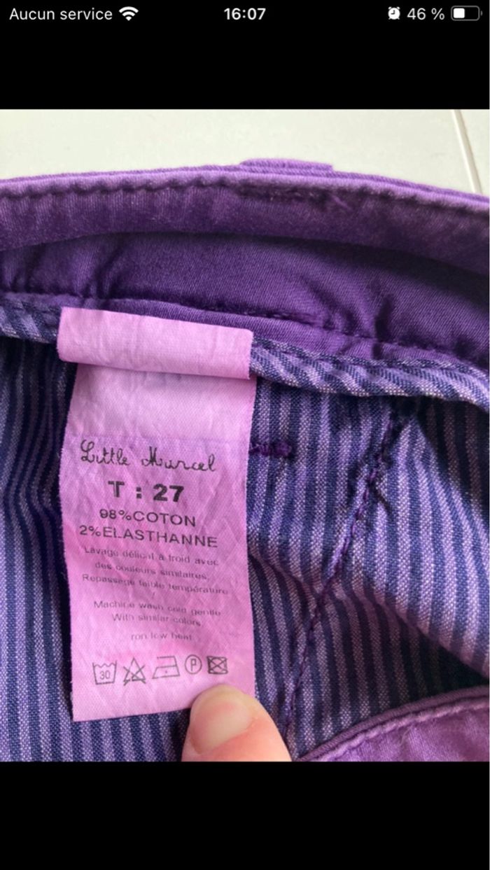 Pantalon cargo Little marcel t27