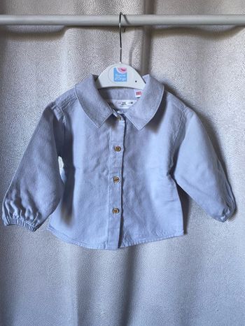 Chemisier gris 3-6 mois 68 cm Zara