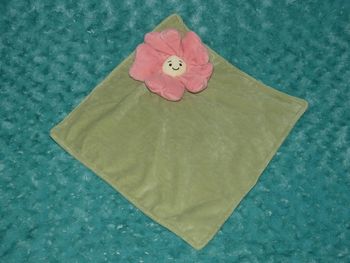 Doudou plat fleur marguerite vert rose Jellycat 🌸état neuf