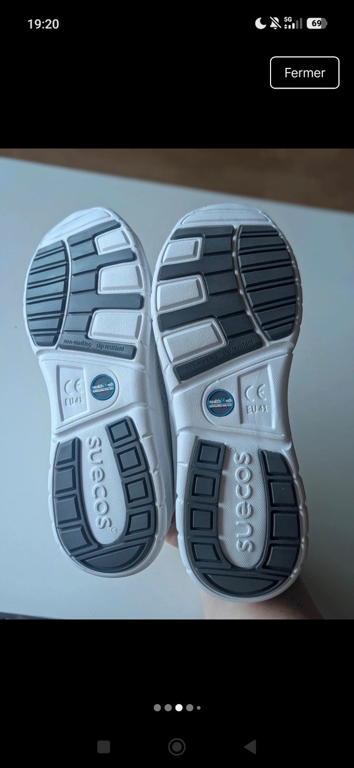 Chaussures médicale Suecos Erik blanc - photo numéro 3