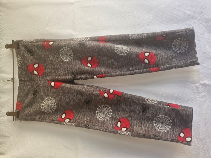 Pyjama 2 pièces 4 ans Marvel SpiderMan Bleu marine gris toiles et araignées - photo numéro 5