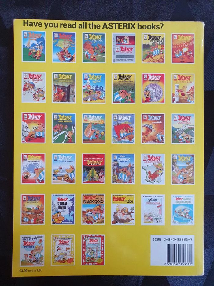 BD Asterix and son en anglais 1985 - photo numéro 3