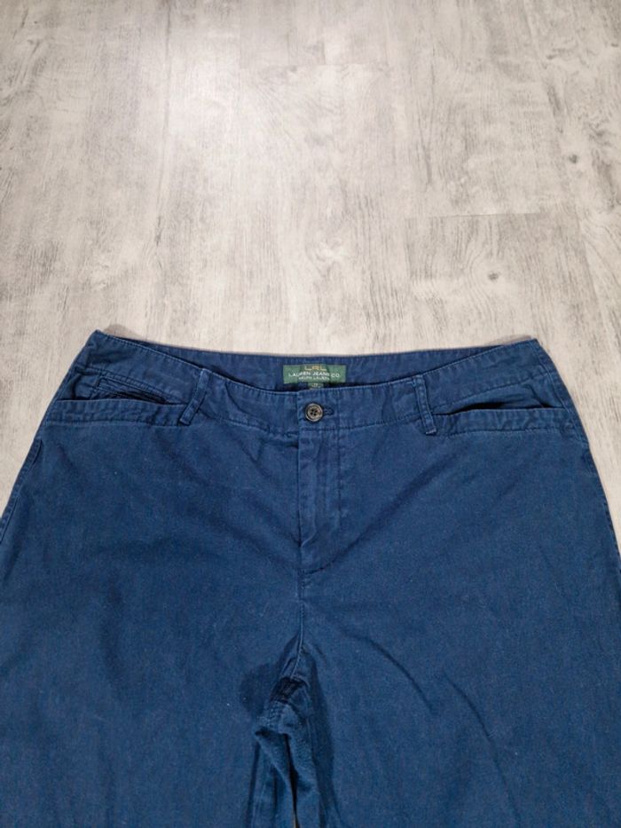Pantacourt Lauren Ralph Lauren Bleu Marine Taille XL Femme - photo numéro 2