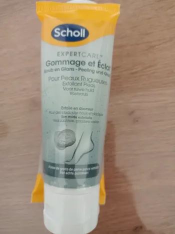 Crème pieds scholl gommage et éclat neuve