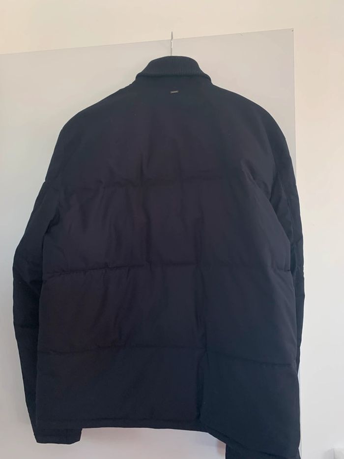 Doudoune mi saison bleue marine - taille L - IKKS - photo numéro 4