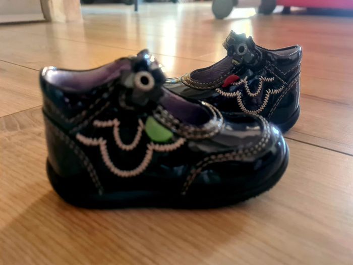 Babies kickers noires vernies - photo numéro 3