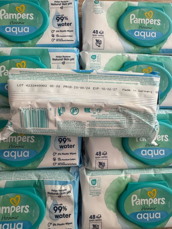 Lingettes Pampers Harmonie Aqua - photo numéro 3