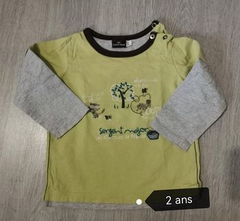 T-shirt manches longues garçon 24 mois - 2 ans