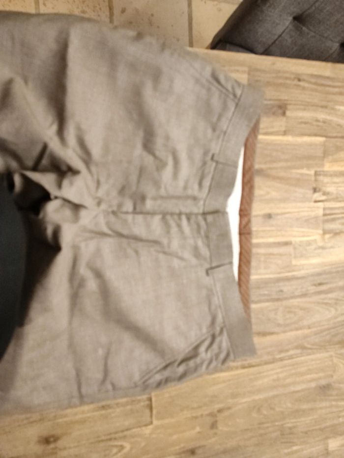 Pantalon de costume lin et polyester - photo numéro 4