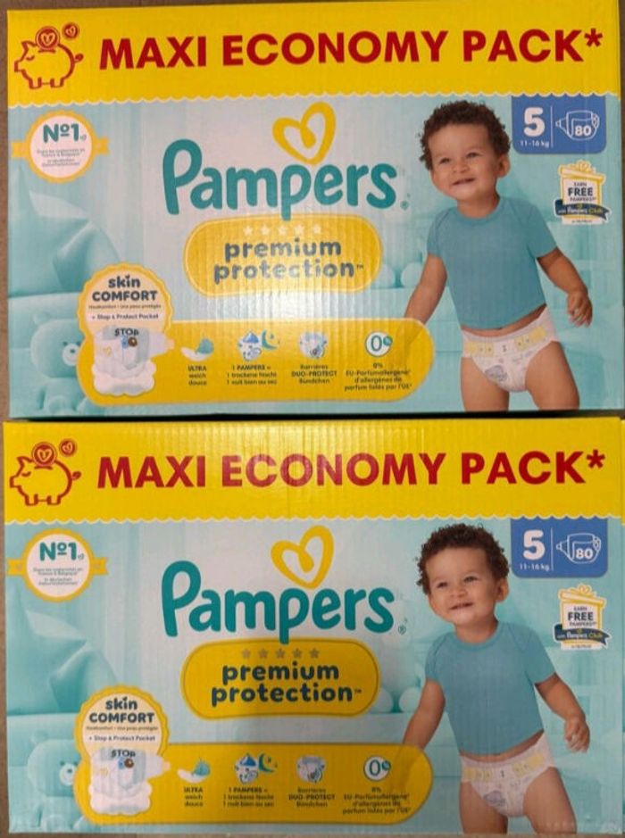Couches pampers Premium protection T5