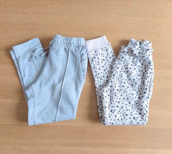 🌸 Lot de 2 pantalons de joggings molletonnés - Zeeman - 6 ans 🌸