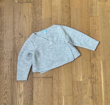 Gilet portefeuille pailleté taille 18 mois Obaibi