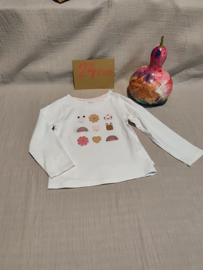Tee shirt 24M/86cm obaïbi