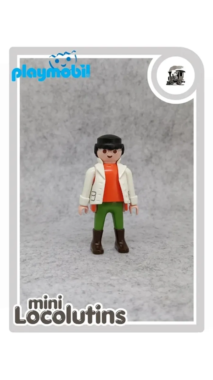 🚂 Vétérinaire Playmobil ▪ figurine de ferme avec blouse et stéthoscope