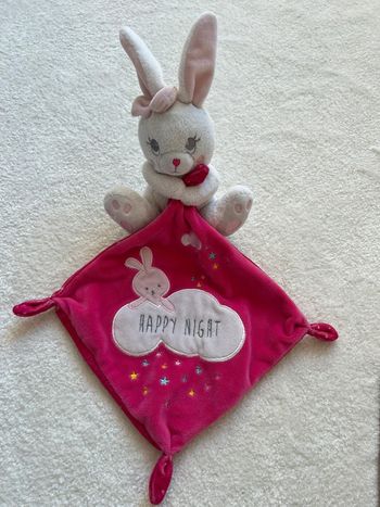 Doudou plat mouchoir lapin simba toys