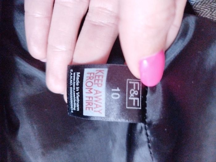 Robe cintrée gris chiné classique - photo numéro 8