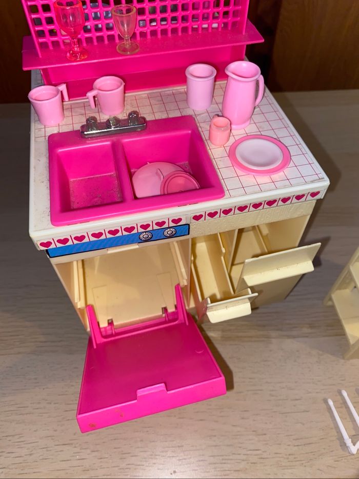 Barbie Mattel poupee 1984 kitchen cuisine cuisinière dream rêve ensueno cucina - photo numéro 9