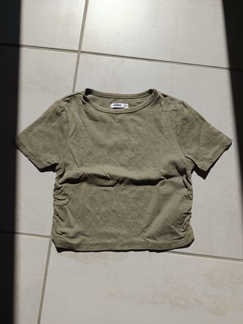 Tee-shirt crop top