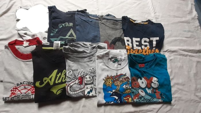 Lot de 9 tee shirts garcon