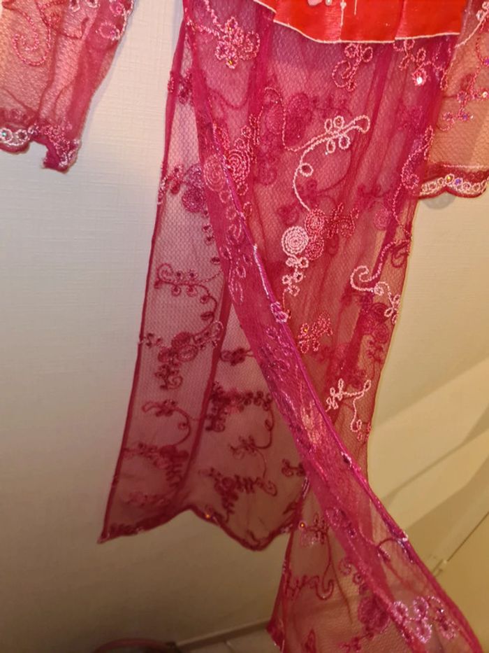 Robe vietnamienne- robe de mariée - robe de soirée - brodée à la main - photo numéro 3